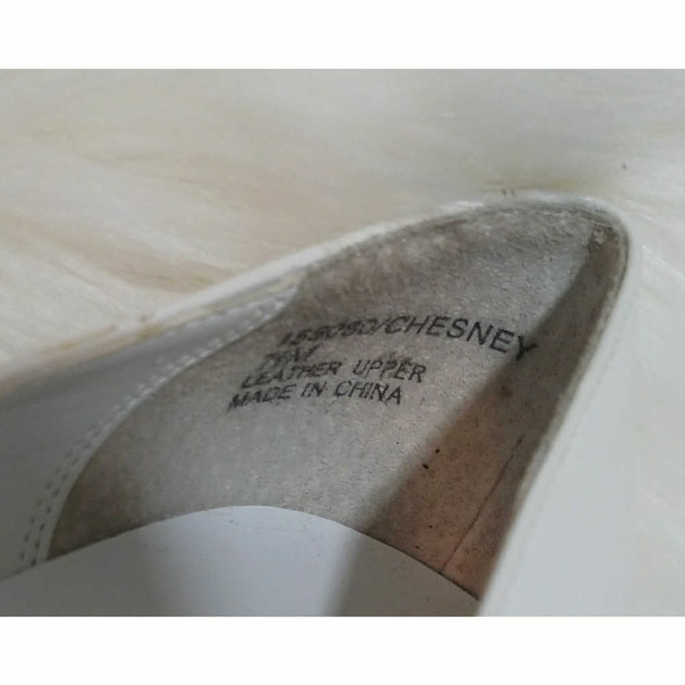 Micael Shannon White Leather Heel Chesney 7.5 - Picture 5 of 5